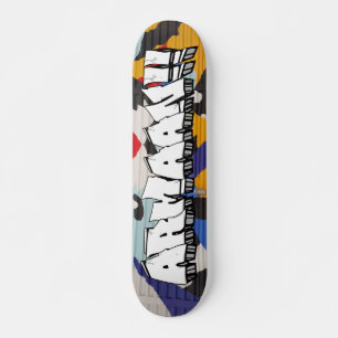 Armaan! Graffiti Custom Personalized Skateboard