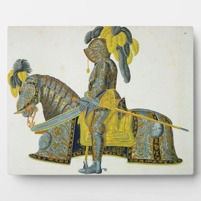 Armada usada por el Electorado Cristiano I, placa  (Frente)