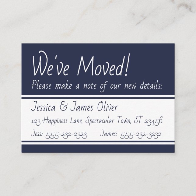 Armada y negrita blanca Hemos movido tarjetas de d (Anverso)