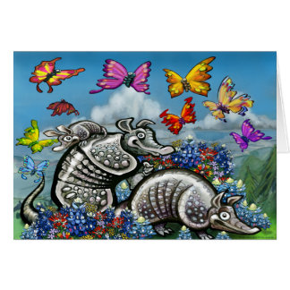 armadillos bluebonnets mariposas