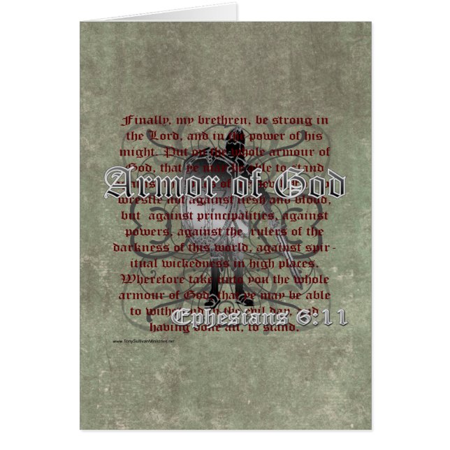 Armadura de dios, 6:10 de Ephesians - 18, soldado (Frente)