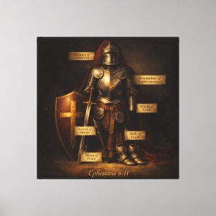 Armadura de Dios Arte de Pared –Efesios 6:11 Armad