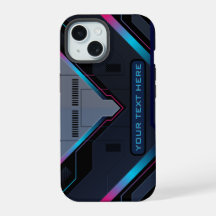 Armadura de Mecha Cyberpunk Neon Azul Purpura Nomb