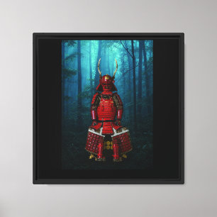Armadura de Sanada Yukimura Lienzo 14x14 Impresión