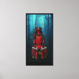 Armadura de Sanada Yukimura Lienzo 16x32 Impresión