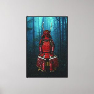 Armadura de Sanada Yukimura Lienzo 40x60