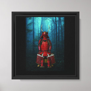 Armadura de Sanada Yukimura Lienzo 8x8 Impresión