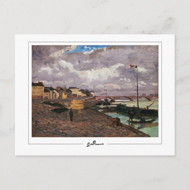 Armand Guillaumin #107 - Postal Bella Artes (Anverso)