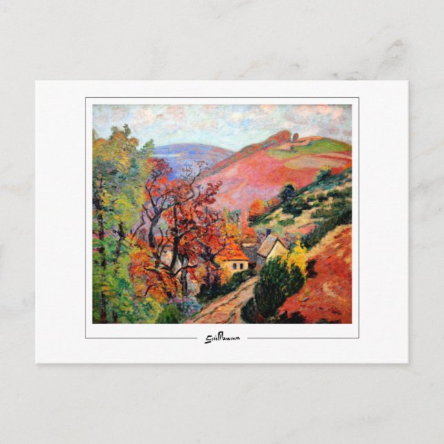 Armand Guillaumin #17 - Postal Bella Artes (Anverso)