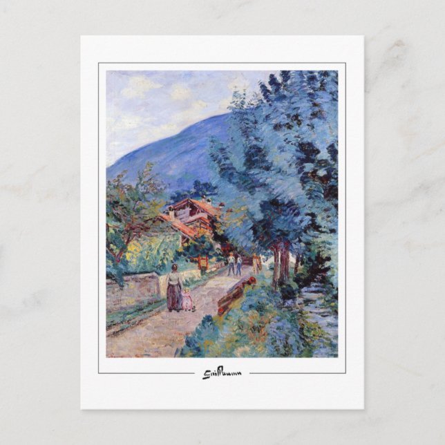 Armand Guillaumin #71 - Postal Bella Artes (Anverso)