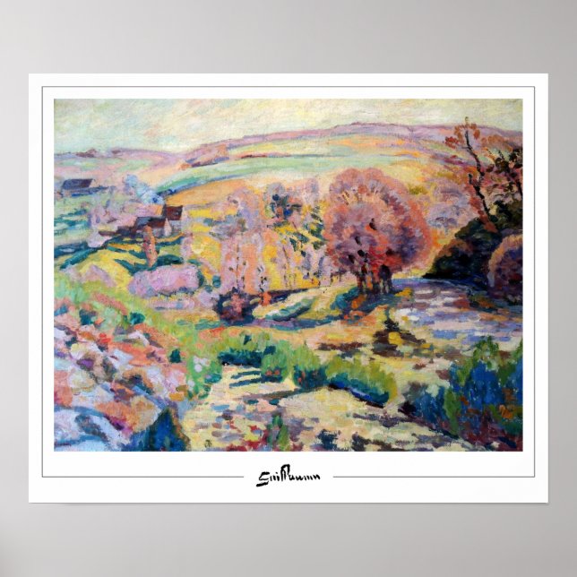 Armand Guillaumin Zedign Poster de Arte #41 (Frente)