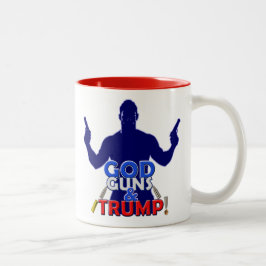 Armas de dios y taza 2017 de café blanca roja del