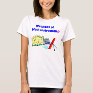 Armas de la camiseta de la instrucción de la