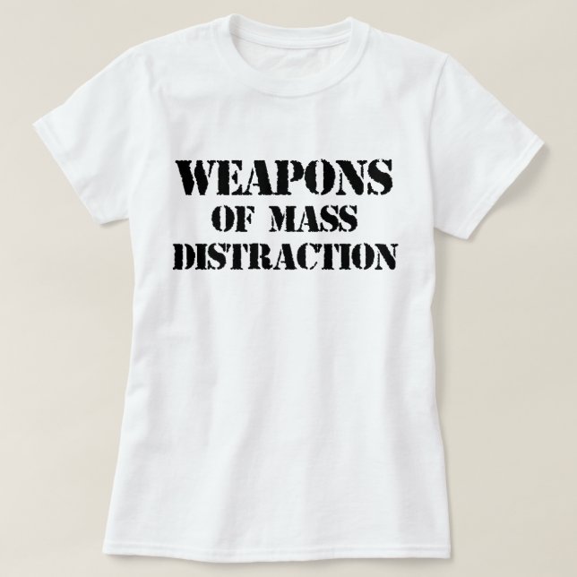 Armas de la camiseta total de la distracción (Diseño del anverso)