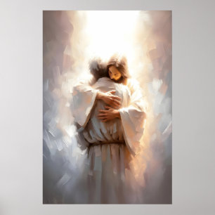 Armas de Misericordia Jesús y Hombre Arte Cristian