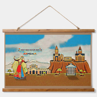 Armenia "Հ ա յ ա տ ա" Madera tapada tapiz de pared