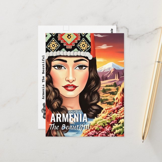 Armenia: La bella postal (Anverso/Reverso In Situ)