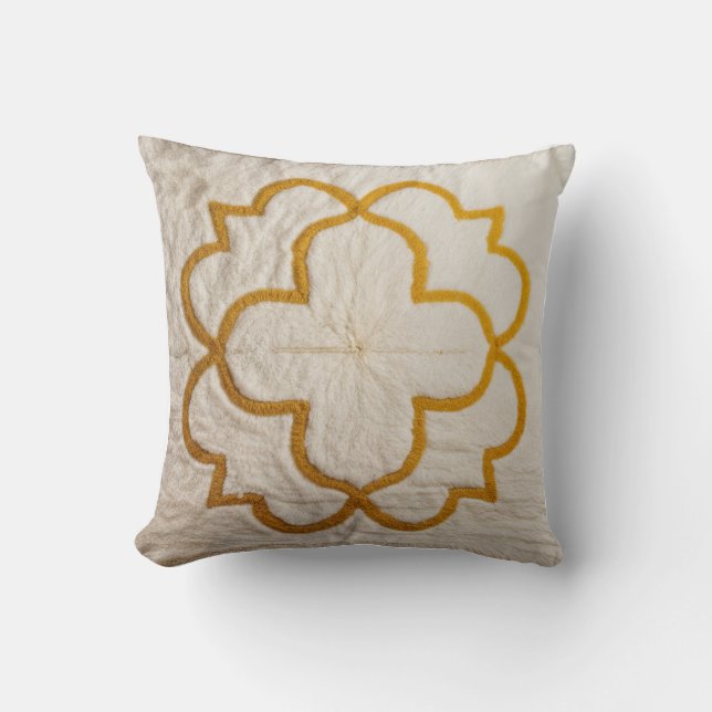 Armonía amarilla" almohadas kilim turcas: (Anverso)