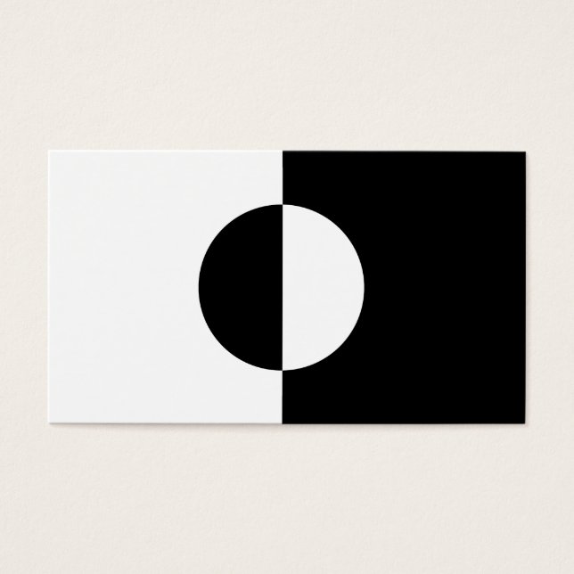 Armonía blanca y negra (Frente)