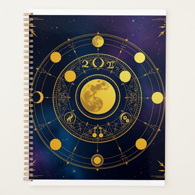 Armonía celeste: El planificador zodiaco (Anverso)