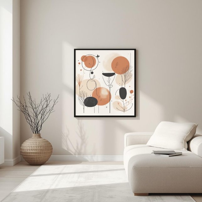 Armonía Cósmica | Arte de pared geométrico abstrac (Subido por el creador)