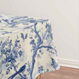 Armonía de Chinoiserie: Pájaro y mantel de árbol