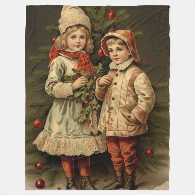 Armonía de la manta de los Navidades Retro de las  (Anverso)