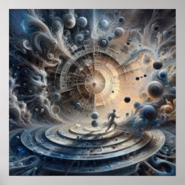 Armonía en el caos - Arte abstracto - digital surr