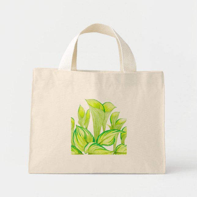 'Armonía en verde' en una pequeña bolsa de té (Frente)