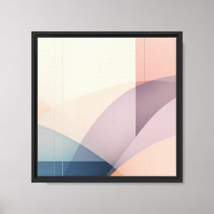 Armonía etérea Resumen Arte Color Pastel moderno