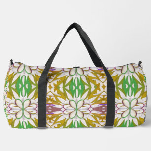 Armonía floral regal Bolsa de Duffle