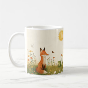 Armonía Matutina – Taza de Café Cozy Fox y Rana