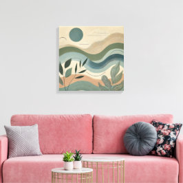 Armonía Natural - Arte de Ondas Abstractas Orgánic