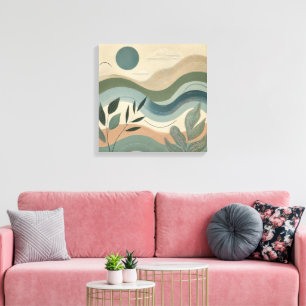 Armonía Natural - Arte de Ondas Abstractas Orgánic