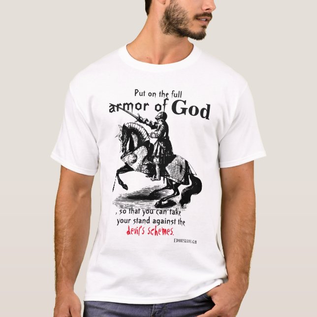 Armor Ephesian 6:11 Camiseta (Anverso)