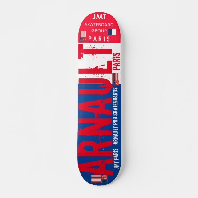 ARNAULT JMT PARIS 7 3/4" Tabla de Skateboard (Anverso )