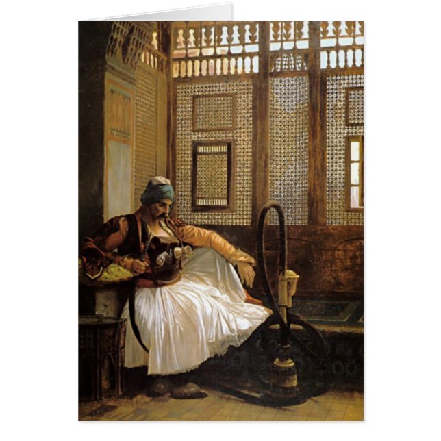 Arnaut que fuma por Jean León Gerome (Frente)