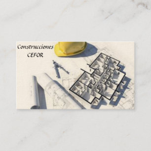 Arquitecto - Constructor - Tarjeta de Visita