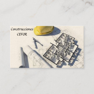 Arquitecto - Constructor - Tarjeta de Visita