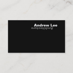 Arquitecto - tarjetas de visita