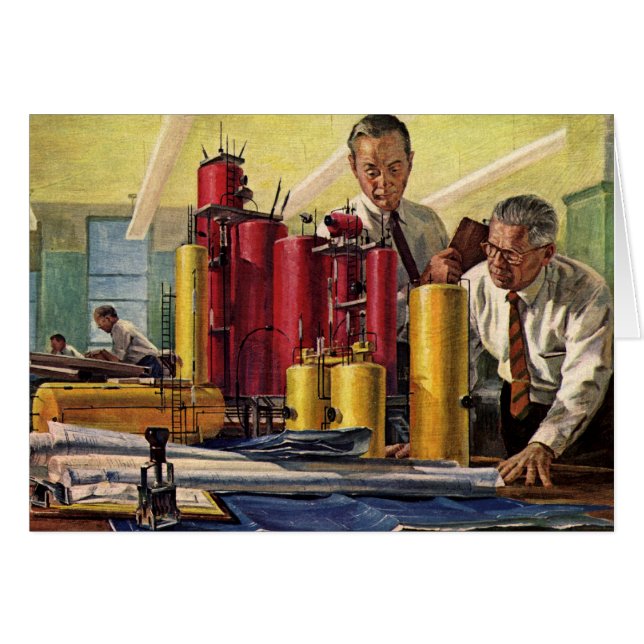 Arquitectos trabajando en una oficina, negocios de (Anverso (Horizontal))