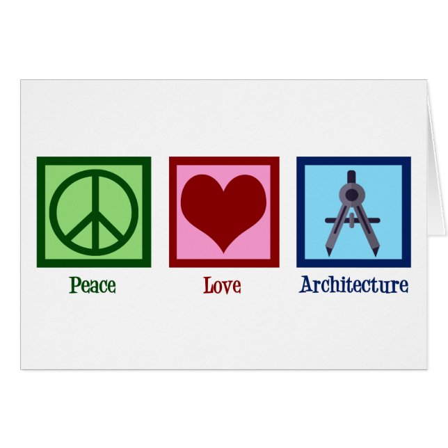 Arquitectura de amor por la paz del arquitecto (Anverso (Horizontal))