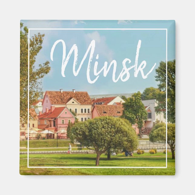 Arquitectura de Bielorrusia Ciudad de Minsk Imán (Frente)