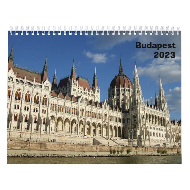 Arquitectura de Budapest - Calendario 2023 (Tapa)