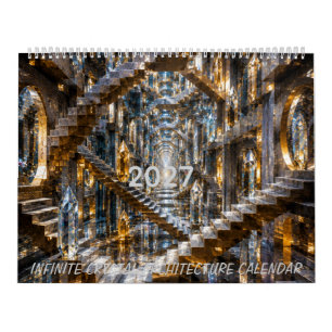 Arquitectura de Cristal Infinito Calendario 2027