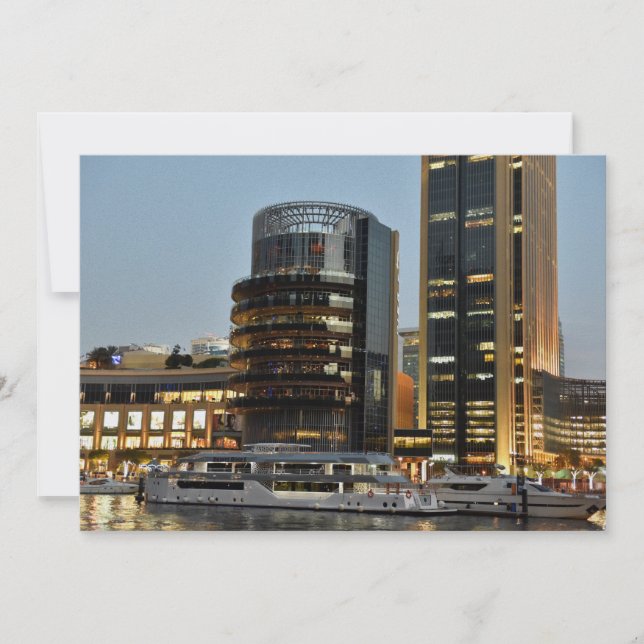 Arquitectura de Dubái de noche (Anverso)