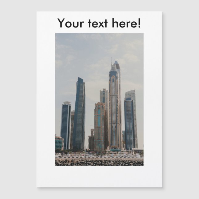 Arquitectura de Dubai Marina (Anverso)