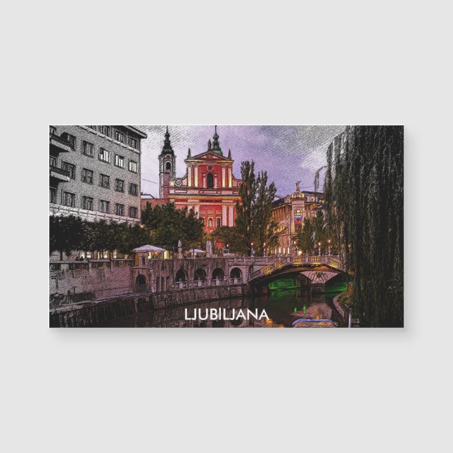 Arquitectura de Ljubljana Eslovenia (Anverso)