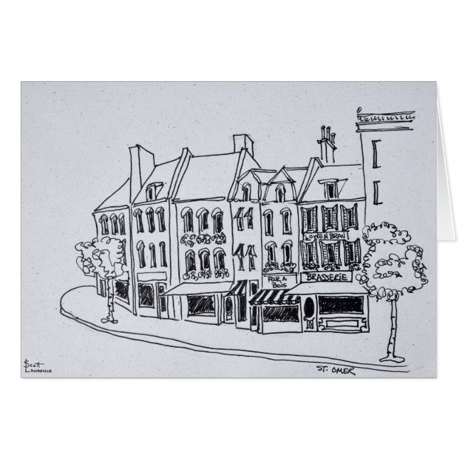 Arquitectura de Saint-Omer, Francia (Anverso (Horizontal))