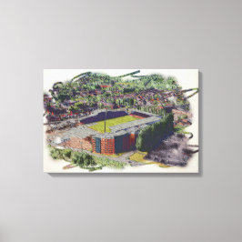 Arquitectura del Estadio de Wrexham Arte en Acuare